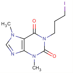 1-(3-Iodopropyl)-3,7-dimethyl-1h-purine-2,6(3h,7h)-dione Structure,60971-83-7Structure