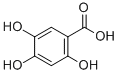 2,4,5-Trihydroxybenzoic acid Structure,610-90-2Structure