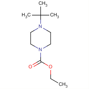 4-Tert-butyl-piperazine-1-carboxylic acid ethyl ester Structure,61014-95-7Structure