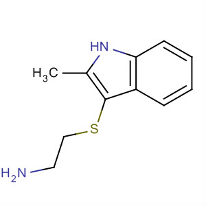 2-[(2-Methyl-1h-indol-3-yl)thio]ethanamine Structure,61021-66-7Structure