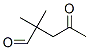 2,2-Dimethyl-4-oxo-pentanal Structure,61031-76-3Structure