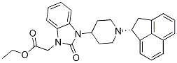 (R)-2-(3-(1-(1,2-二氫乙酰萘n-1-基)哌啶-4-基)-2-氧代-2,3-二氫-1H-苯并[d]咪唑-1-基)乙酸乙酯結構式_610323-29-0結構式