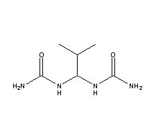 N,N-(2-甲基亞丙基)雙-脲結(jié)構式_6104-30-9結(jié)構式