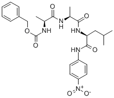 Z-ala-ala-leu-pna結(jié)構(gòu)式_61043-33-2結(jié)構(gòu)式