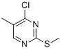 4-Chloro-5-methyl-2-(methylthio)pyrimidine Structure,61044-96-0Structure