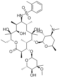 (9S)-9-deoxo-9-[[(2-methylphenyl)sulfonyl]amino]erythromycin Structure,61066-22-6Structure