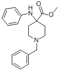 Methyl 1-benzyl-4-(phenylamino)piperidine-4-carboxylate Structure,61085-60-7Structure