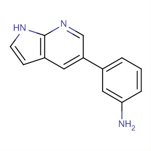 3-(1H-pyrrolo[2,3-b]pyridin-5-yl)benzenamine Structure,611205-04-0Structure