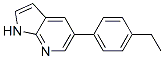 1H-Pyrrolo[2,3-b]pyridine, 5-(4-ethylphenyl)- Structure,611205-41-5Structure