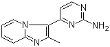 4-(2-Methylimidazo[1,2-a]pyridin-3-yl)-2-pyrimidinamine Structure,611239-37-3Structure