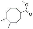 4,5-Dimethylcyclooctanecarboxylic acid methyl ester Structure,61141-73-9Structure