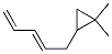 1,1-Dimethyl-2-(2,4-pentadienyl)cyclopropane Structure,61141-99-9Structure