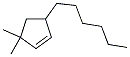 5-Hexyl-3,3-dimethyl-1-cyclopentene Structure,61142-66-3Structure