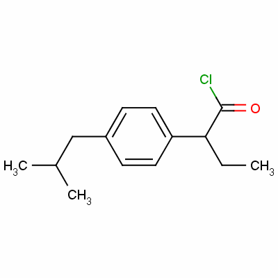 Alpha-ethyl-4-(2-methylpropyl)benzeneacetyl chloride Structure,61147-36-2Structure