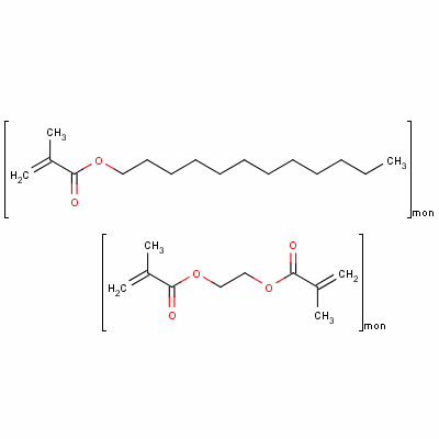 Poly(lauryl methacrylate-co-ethylene glycol dimethacrylate) Structure,61181-29-1Structure