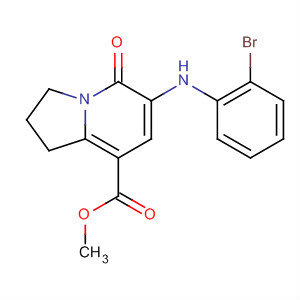 Methyl 6-(2-bromophenylamino)-5-oxo-1,2,3,5-tetrahydroindolizine-8-carboxylate Structure,612065-15-3Structure