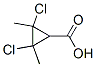 2,3-Dichloro-2,3-dimethylcyclopropanecarboxylic acid Structure,61216-61-3Structure