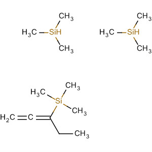 1,1,3-Tris(trimethylsilyl)-1,2-pentadiene Structure,61227-93-8Structure