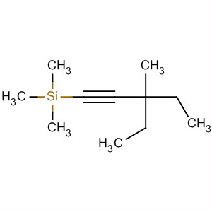 3-Ethyl-3-methyl-1-trimethylsilyl-1-pentyne Structure,61228-00-0Structure