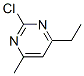 2-Chloro-4-ethyl-6-methylpyrimidine Structure,61233-53-2Structure