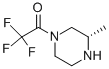 Piperazine, 3-methyl-1-(trifluoroacetyl)-, (3s)-(9ci) Structure,612493-84-2Structure