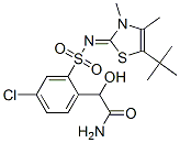  4-氯-2-[[[5-(1,1-二甲基乙基)-3,4-二甲基-2(3h)-噻唑]氨基]磺酰基]--alpha--羥基-苯乙酰胺結(jié)構(gòu)式_612537-42-5結(jié)構(gòu)式