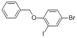 1-Benzyloxy-4-bromo-2-iodo-benzene Structure,612833-66-6Structure