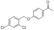 1-(4-[(2,4-Dichlorobenzyl)oxy]phenyl)-1-ethanone Structure,61292-27-1Structure