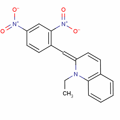 2-[(2,4-Dinitrophenyl)methylene]-1-ethyl-1,2-dihydroquinoline Structure,61354-93-6Structure