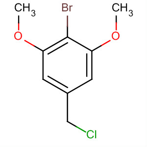 2-Bromo-5-(chloromethyl)-1,3-dimethoxybenzene Structure,61367-63-3Structure