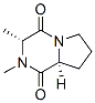 Pyrrolo[1,2-a]pyrazine-1,4-dione, hexahydro-2,3-dimethyl-, (3r-cis)- (9ci) Structure,61375-98-2Structure