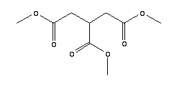 Trimethyl 1,2,3-propanetricarboxylate Structure,6138-26-7Structure