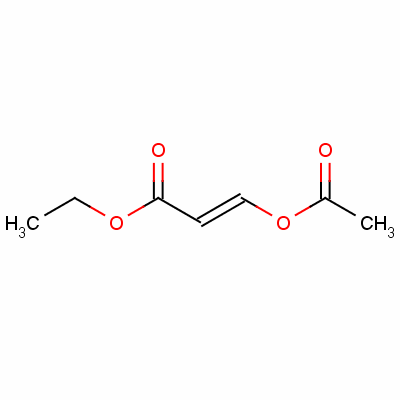 3-乙酰氧基丙烯酸乙酯結(jié)構(gòu)式_61381-00-8結(jié)構(gòu)式