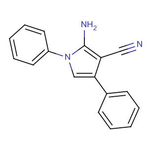 2-Amino-1,4-diphenyl-pyrrole-3-carbonitrile Structure,61404-70-4Structure