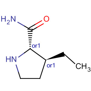 2-Pyrrolidinecarboxamide,3-ethyl-,trans-(9ci) Structure,61406-75-5Structure