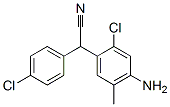 4-Amino-2-chloro-alpha-(4-chlorophenyl)-5-methylbenzeneacetonitrile Structure,61437-85-2Structure