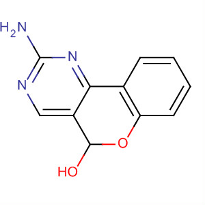 5H-[1]benzopyrano[4,3-d]pyrimidin-5-ol, 2-amino- Structure,61466-24-8Structure