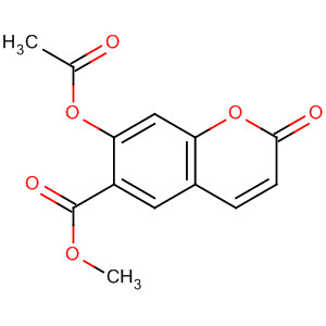 7-Acetyloxy-2-oxo-2h-1-benzopyran-6-carboxylic acid methyl ester Structure,61467-57-0Structure