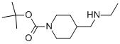 4-Ethylaminomethyl-piperidine-1-carboxylic acid tert-butyl ester Structure,614745-80-1Structure