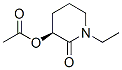 2-Piperidinone,3-(acetyloxy)-1-ethyl-,(3s)-(9ci) Structure,614754-34-6Structure