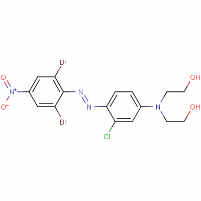 2,2’-[[3-Chloro-4-[(2,6-dibromo-4-nitrophenyl)azo]phenyl ]imino]bisethanol Structure,61480-15-7Structure