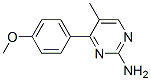 4-(4-Methoxyphenyl)-5-methylpyrimidin-2-amine Structure,61541-78-4Structure