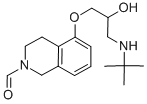 5-[3-(Tert-butylamino)-2-hydroxypropoxy]-3,4-dihydro-1h-isoquinoline-2-carbaldehyde Structure,61563-18-6Structure