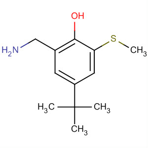 2-(Aminomethyl)-4-tert-butyl-6-(methylthio)phenol Structure,61626-88-8Structure