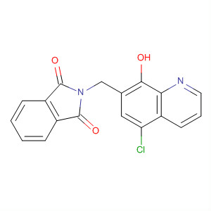 2-[(5-Chloro-8-hydroxy-7-quinolinyl)methyl]-1h-isoindole-1,3(2h)-dione Structure,61627-00-7Structure