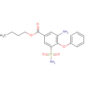 3-Amino-4-phenoxy-5-sulfamoyl-benzoic acid butyl ester Structure,61658-51-3Structure