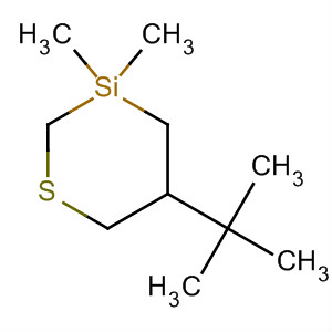 5-Tert-butyl-3,3-dimethyl-1-thia-3-silacyclohexane Structure,61676-34-4Structure