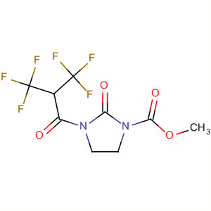 2-Oxo-3-[3,3,3-trifluoro-1-oxo-2-(trifluoromethyl)propyl ]-1-imidazolidinecarboxylic acid methyl ester Structure,61687-02-3Structure