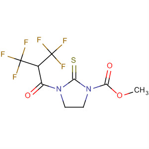 2-Thioxo-3-[3,3,3-trifluoro-1-oxo-2-(trifluoromethyl)propyl ]-1-imidazolidinecarboxylic acid methyl ester Structure,61687-03-4Structure