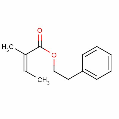 Phenethyl 2-methylisocrotonate Structure,61692-79-3Structure